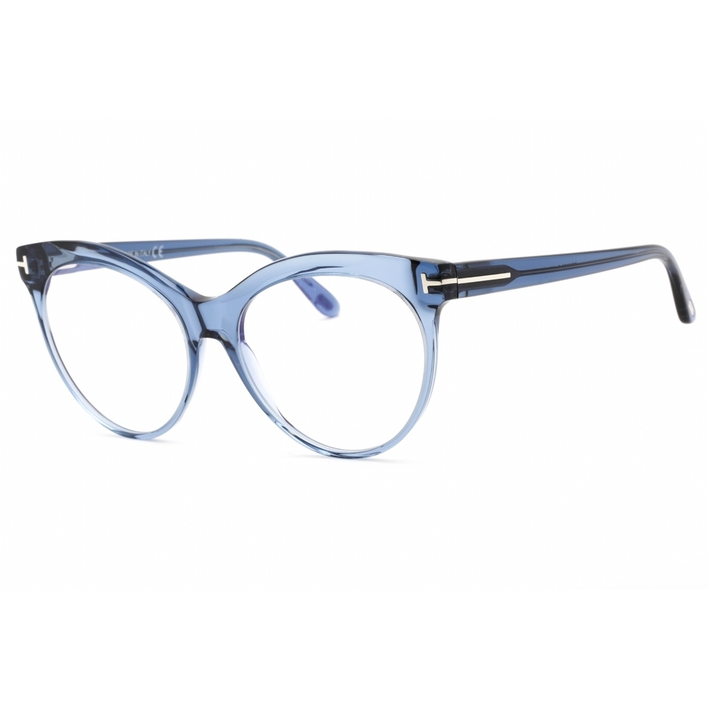 Tom Ford FT5827 Eyeglasses Blue Acetate Cat-Eye